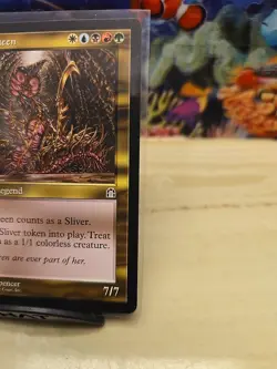 🌟 Magic the Gathering - Sliver Queen (MINT) - Stronghold 1998 Reserved List MTG - Image 3