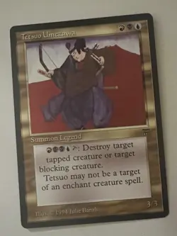 Magic the Gathering MTG Legends Tetsuo Umezawa NM (Beta Bob) - Image 1