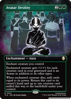 Avatar Destiny (Borderless) [TLA - 333] - NM [Normal] TCG MTG - Image 1