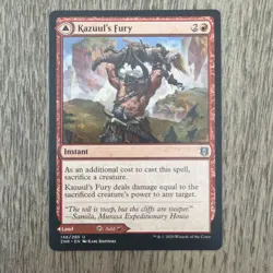 Kazuul’s Fury and Kazuul’s Cliffs Dual Magic The Gathering - Image 1