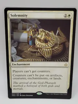 Solemnity HOU 022/199 Rare MTG Hour of Devastation LP Magic the Gathering - Image 1