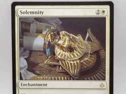 Solemnity HOU 022/199 Rare MTG Hour of Devastation LP Magic the Gathering - Image 2