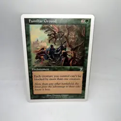 Familiar Ground 243 Uncommon 7th Edition Magic: The Gathering Lightly Played - Image 1