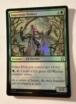 Imperious Perfect FDN 719 Foil English NM - MTG - Image 1