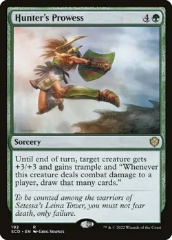 ~1x Hunter's Prowess x1 ~NM~ SCD Magic the Gathering MtG~ - Image 1
