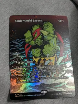 Underworld Breach (Borderless Foil) Mythic MTG Ninja Turtles - Image 1