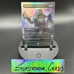 MTG, Waste Not FOIL 132(Borderless) Commander: Teenage Mutant Ninja Turtles TMC - Image 1
