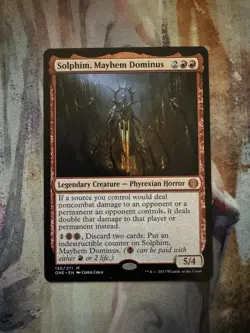 Solphim, Mayhem Dominus 150 Phyrexia: All Will Be One Near Mint MTG - Image 1