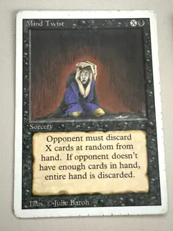 Mind Twist - MTG - REVISED (3rd) - ENGLISCH - ©1994 EX/LP RARE - Image 1