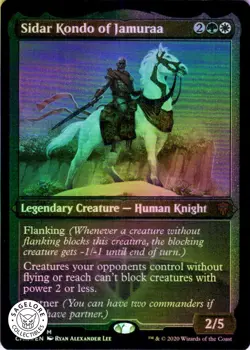 Sidar Kondo of Jamuraa Etched - Foil - Commander Legends - (535) NM - Image 1