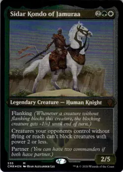 Sidar Kondo of Jamuraa Etched - Foil - Commander Legends - (535) NM - Image 2