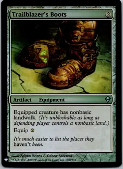 Trailblazer's Boots The List Reprints NM Foil - Image 1