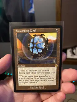 MTG Unwinding Clock #61 Rare The Brothers’ War: Retro Frame Artifacts (BRR) - Image 1
