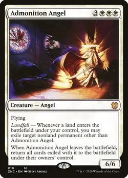 MTG Admonition Angel ** Zendikar Rising Commander ** English (NM) - Image 1
