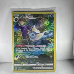 Pokemon TCG Vaporeon TG02/TG30 Ultra Rare Holo 110 HP Brilliant Stars Ability - Image 1