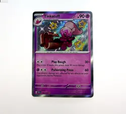 Pokemon TCG Tinkatuff 166/091 Paldean Fates Baby Shiny Rare Holo NM Fresh Pull - Image 4