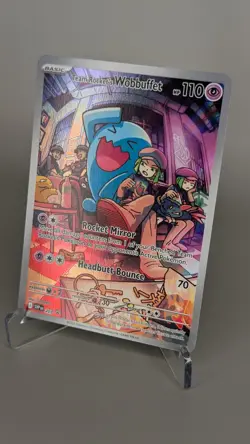 Team Rocket's Wobbuffet 203 Promo Pokemon SVP: Scarlet & Violet Promo (NM/M) - Image 2