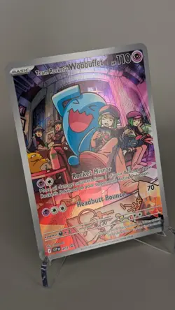 Team Rocket's Wobbuffet 203 Promo Pokemon SVP: Scarlet & Violet Promo (NM/M) - Image 3