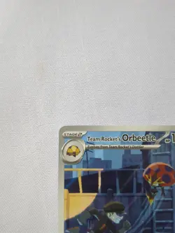Team Rocket's Orbeetle 198/182 Destined Rivals Pokemon Card Illustration Rare - Image 2