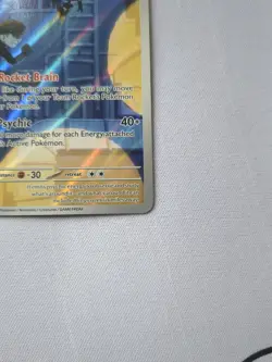 Team Rocket's Orbeetle 198/182 Destined Rivals Pokemon Card Illustration Rare - Image 5