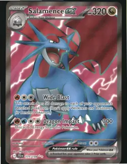 Salamence ex 177/159 Ultra Rare Journey Together Pokemon Holo Near Mint - Image 1