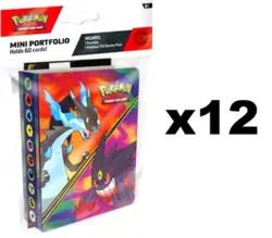Pokemon TCG Mini Portfolio Q1 2026 Qty 12 Count Factory Sealed Display Case - Image 1