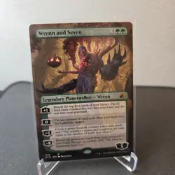 MTG Wrenn and Seven 278 Borderless Regular Mythic Innistrad: Midnight Hunt MID - Image 1