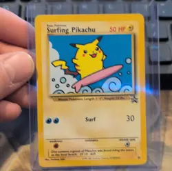 Pokemon Surfing Pikachu 28/53 Wotc Promo 50 HP Regular English - Image 1
