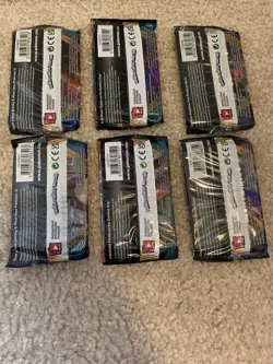 Pokemon TCG Sword and Shield Darkness Ablaze Rebel Clash Booster Packs Lot of 6! - Image 2