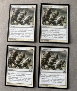 CAPTAIN'S CALL X4 4 4X Magic 2013 MTG Magic the Gathering Cards - Image 1