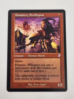 1x Monastery Swiftspear, Time Spiral Remastered, Magic MTG NM - Image 1