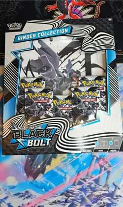 Pokemon TCG Scarlet Violet Black Bolt Binder Collection Sealed ✅ - Image 1