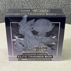 Pokemon Chilling Reign Pokemon Center Elite Trainer Box Shadow Rider 2001 Error 820650809712 - Image 1