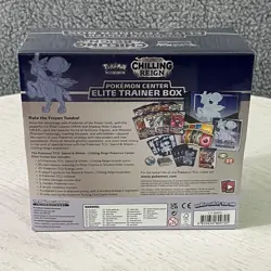 Pokemon Chilling Reign Pokemon Center Elite Trainer Box Shadow Rider 2001 Error 820650809712 - Image 4