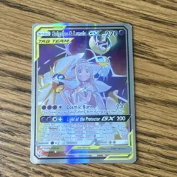 Pokemon Solgaleo & Lunala GX 216/236 Cosmic Eclipse Ultra Rare Full Art Holo - Image 1