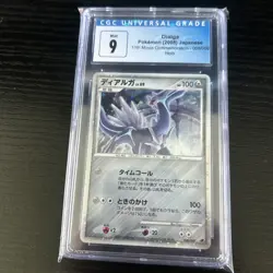 CGC MINT 9 DIALGA 008/009 HOLO 11TH MOVIE JAPANESE POKEMON TCG - Image 1