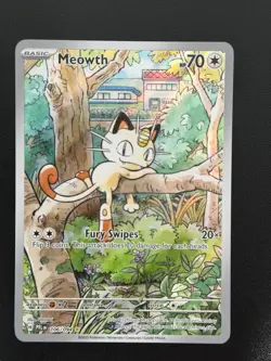 Pokemon TCG - Meowth - 106/094 - Phantasmal Flames - Illustration Rare #2 - Image 1
