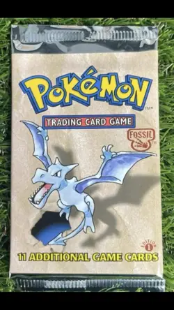 Pokemon 1st Edition Fossil Booster Pack | FACTORY SEALED WOTC Sealed Vintage - Image 4