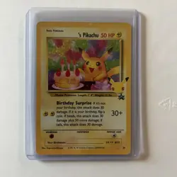 Pokemon Celebrations Classic Collection Birthday Pikachu 24/53 Stamped Holo NM - Image 1