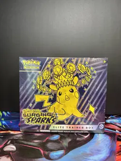 Pokemon Scarlet & Violet Surging Sparks Elite Trainer Box, English, Pikachu & M… - Image 1