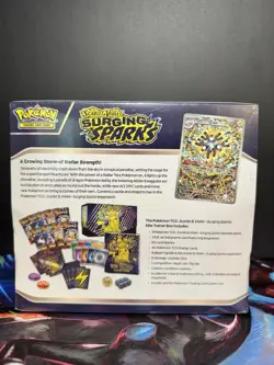 Pokemon Scarlet & Violet Surging Sparks Elite Trainer Box, English, Pikachu & M… - Image 2
