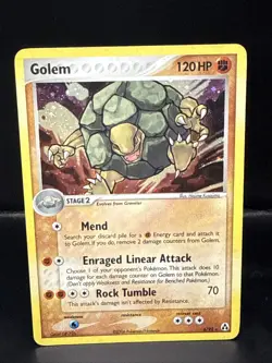 Pokemon TCG Golem Holo Legend Maker 6/92 - Image 1