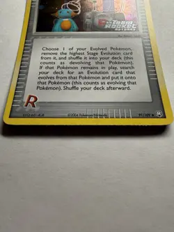 Pokemon Surprise! Time Machine 91/109 -Ex Team Rocket Returns Reverse Holo NM/LP - Image 2