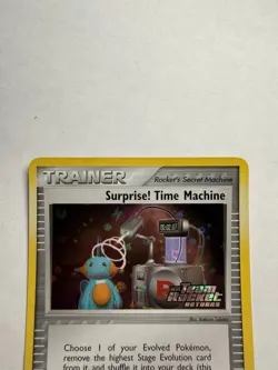 Pokemon Surprise! Time Machine 91/109 -Ex Team Rocket Returns Reverse Holo NM/LP - Image 3