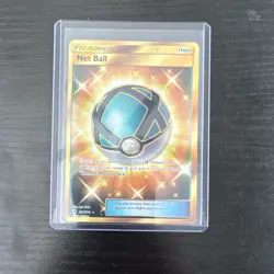 Pokemon Net Ball Gold Secret Rare Holo 234/214 Lost Thunder - Image 1
