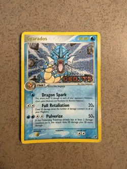 Gyarados 8/107 Deoxys Reverse Holo Stamped Rare Moderately Played Pokemon - Image 1