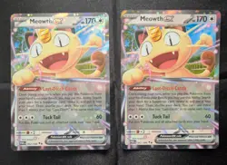 x2 Pokemon TCG Meowth ex 062/088 Perfect Order NM/NM+ w/ **FREE SHIPPING** - Image 1