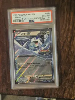 2025 POKEMON PRE LUGIA EX & LATIAS EX PREMIUM COLLECTION #082 LUGIA EX PSA 10 - Image 1
