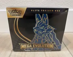 Pokemon TCG Mega Evolutions Lucario Elite Trainer Box ETB - NEW/FACTORY SEALED - Image 1