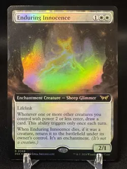 Enduring Innocence (Extended Art FOIL) - MTG Duskmourn DSK - NM - Image 1